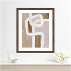 Framed Art rhythmic lines l by Nikita Jariwala