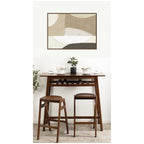 Abstract Neutral by Gabrielly Guedes Framed Canvas Wall Art Print