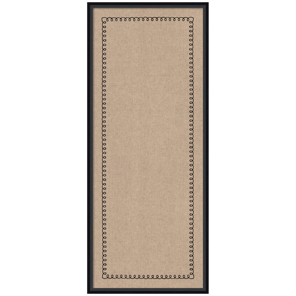 Pinboard Black Scallop Print