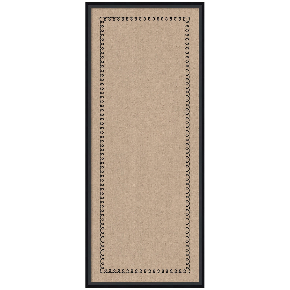 Pinboard Black Scallop Print