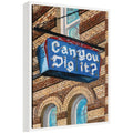 Can You Dig It by Krista V. Allenstein Framed Canvas Wall Art Print