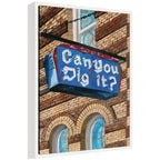 Can You Dig It by Krista V. Allenstein Framed Canvas Wall Art Print