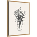 Tulips by Gabrielly Guedes Framed Canvas Wall Art Print