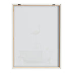 Blake Flamingo Cottage Bathroom Framed Printed Glass by Amy Peterson Art Studio