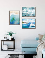 Blake Aholehole Framed Printed Glass by Janet Meinke-Lau