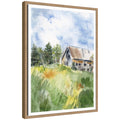Sylvie Vermont Barn in Summer Framed Canvas by Patricia Shaw