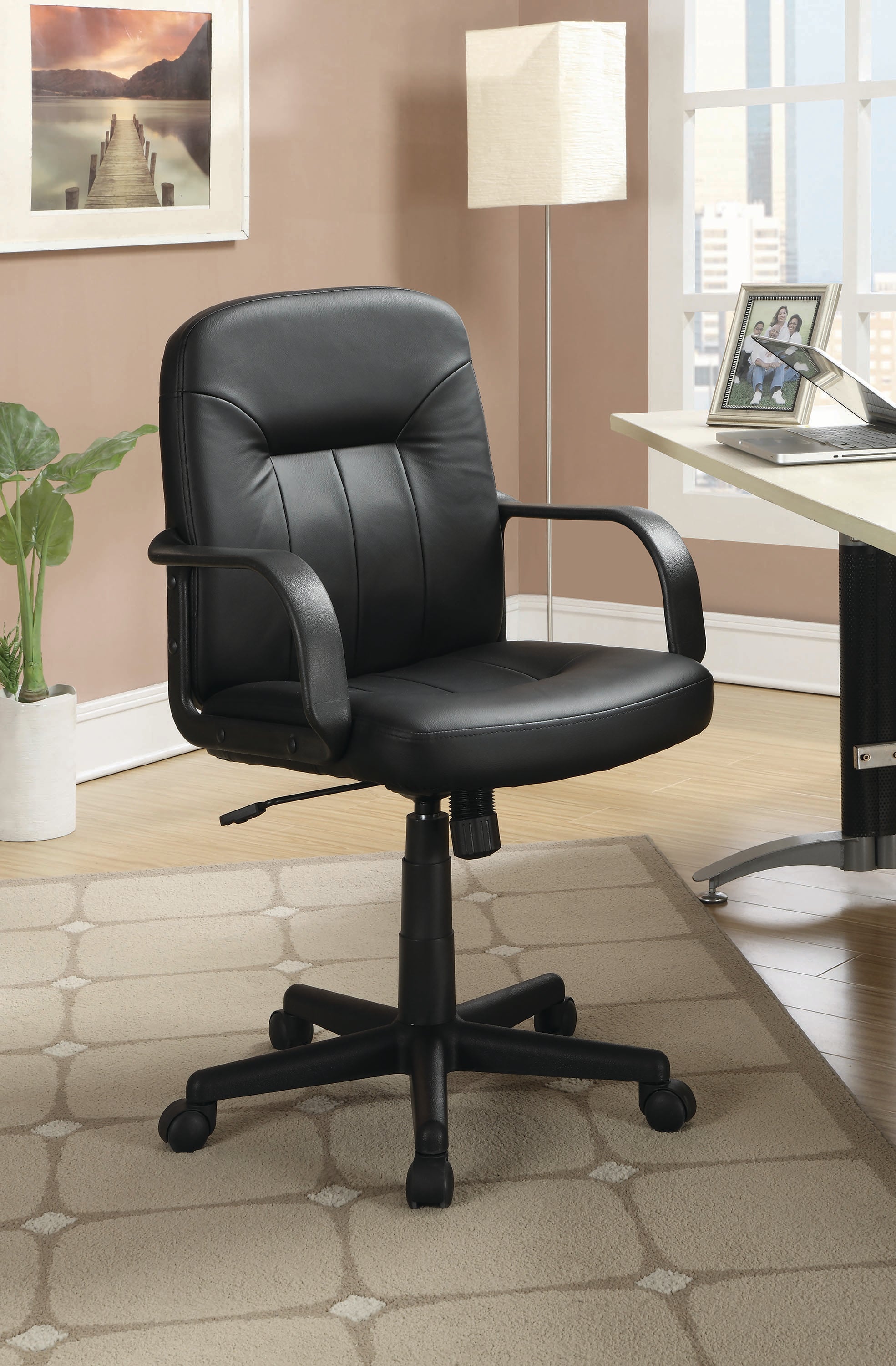 Coaster Furniture Adjustable Height Office Chair Black 800049
