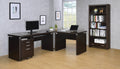 Skylar Contemporary Cappuccino ThreeDrawer File Cabinet
