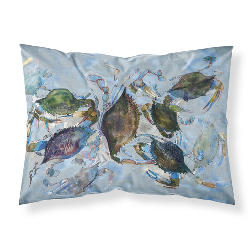 'Caroline'S Treasures 8016Pillowcase Crab Moisture Wicking Fabric Standard Pillowcase, Large, Multicolor'