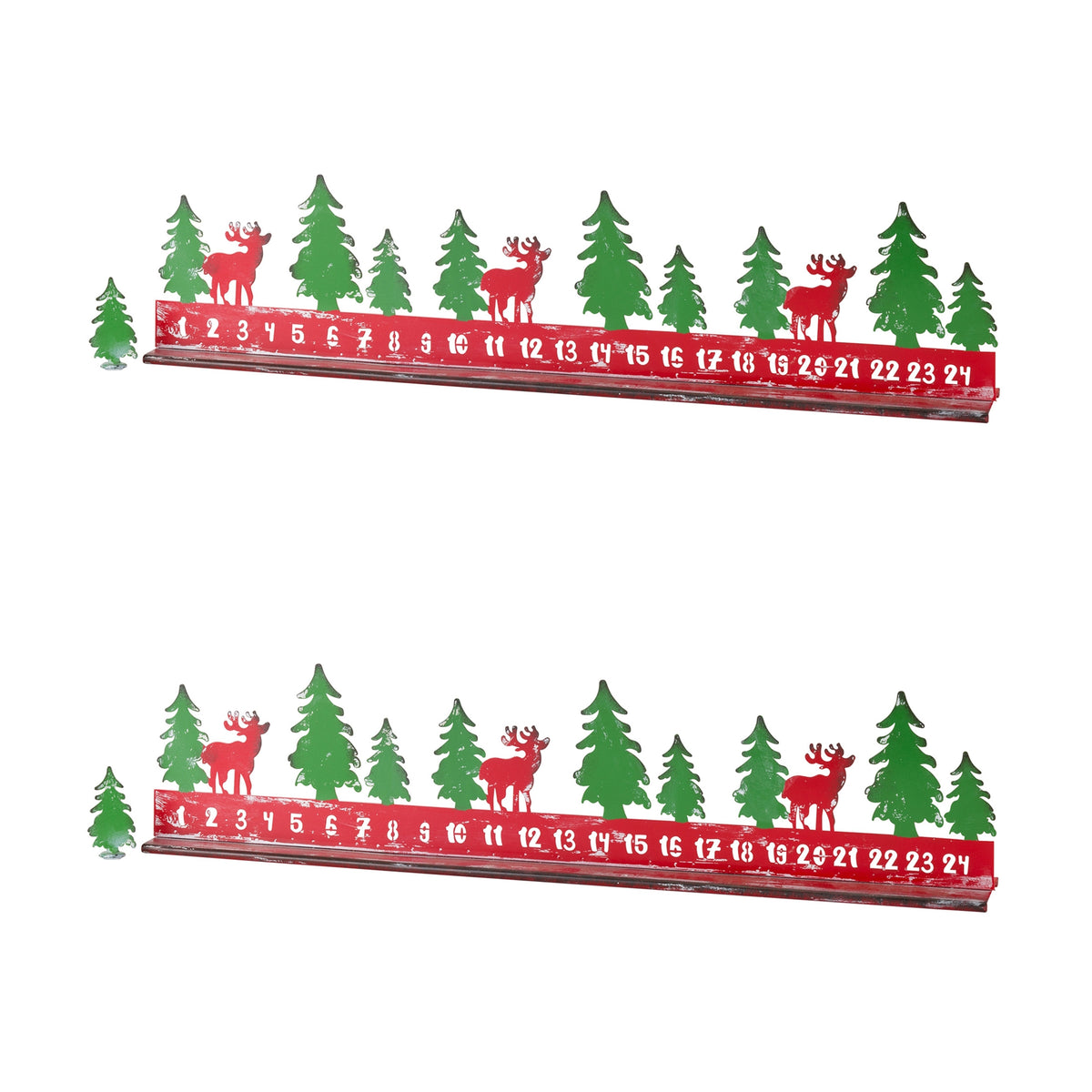 Metal Christmas Countdown (Set of 2)