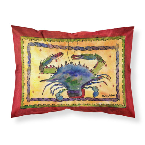 'Caroline'S Treasures 8056Pillowcase Crab Moisture Wicking Fabric Standard Pillowcase, Large, Multicolor'