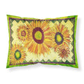 'Caroline'S Treasures 8060Pillowcase Flower-Sunflower Moisture Wicking Fabric Standard Pillowcase, Large, Multicolor'