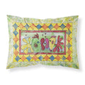 'Caroline'S Treasures 8074Pillowcase Kissing Fish Moisture Wicking Fabric Standard Pillowcase, Large, Multicolor'