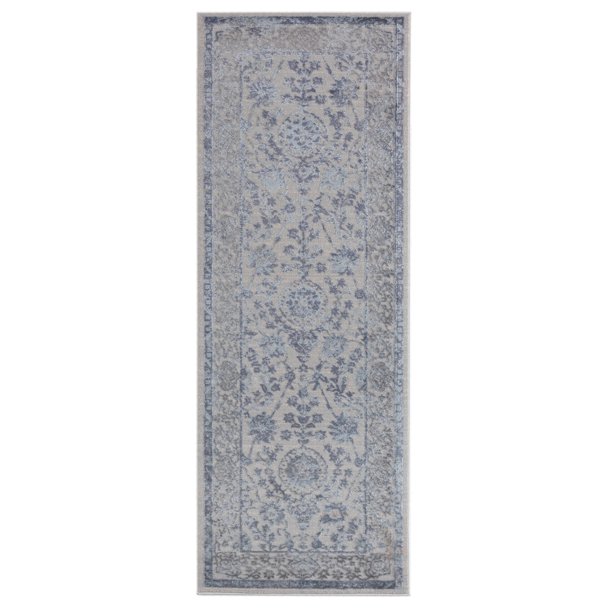 United Weavers Cascades Shasta Blue Runner Rug 27 Inch  X 72 Inch