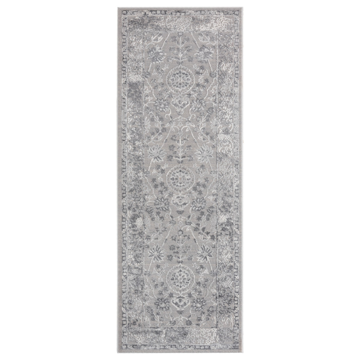 United Weavers Cascades Shasta Grey Runner Rug 27 Inch  X 72 Inch