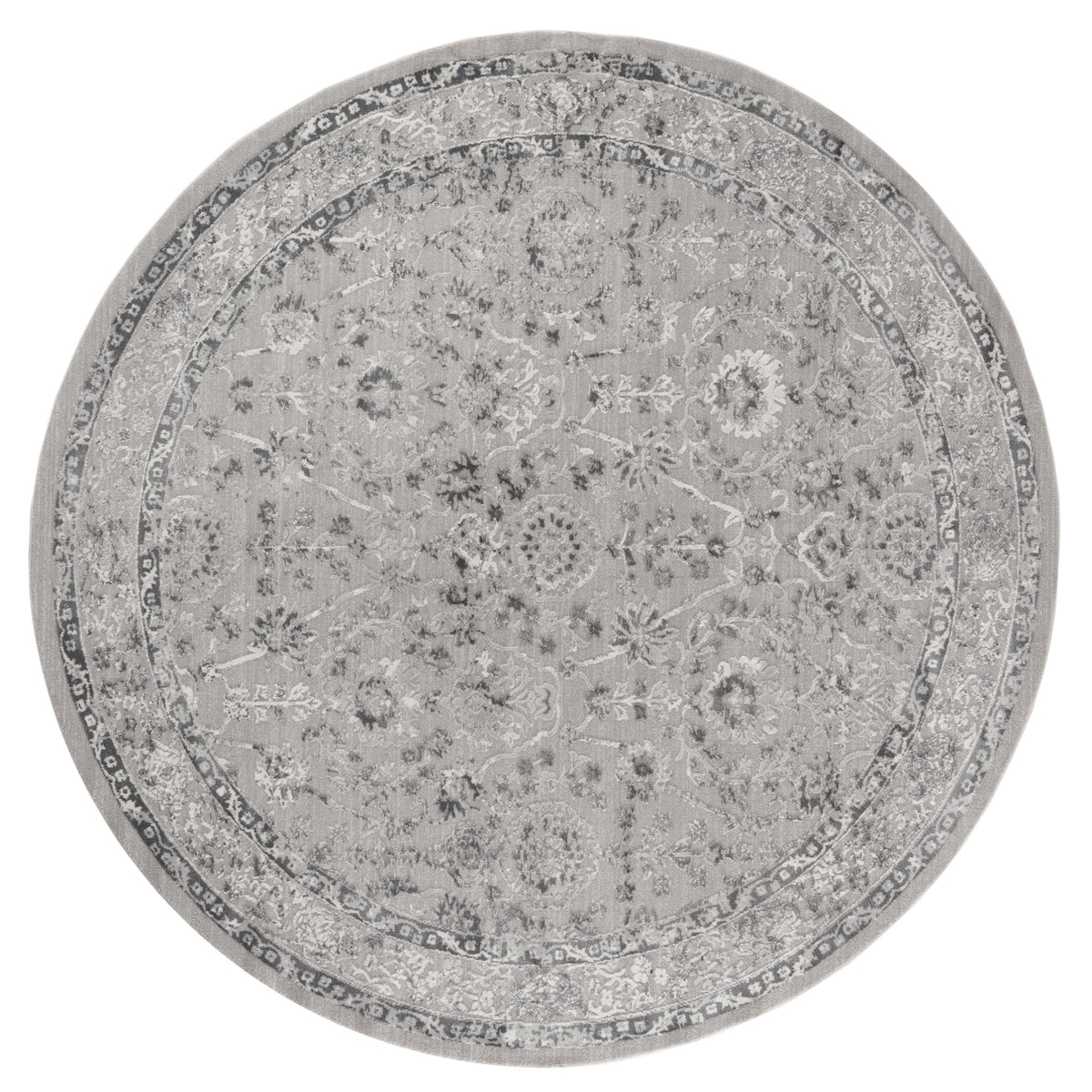 United Weavers Cascades Shasta Grey Round Rug 710 Inch  Rd