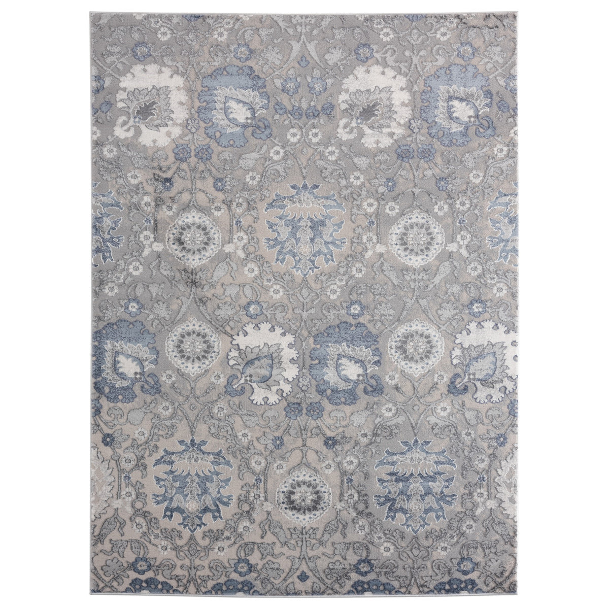 United Weavers Cascades Olallie Blue Area Rug 53 Inch  X 72 Inch