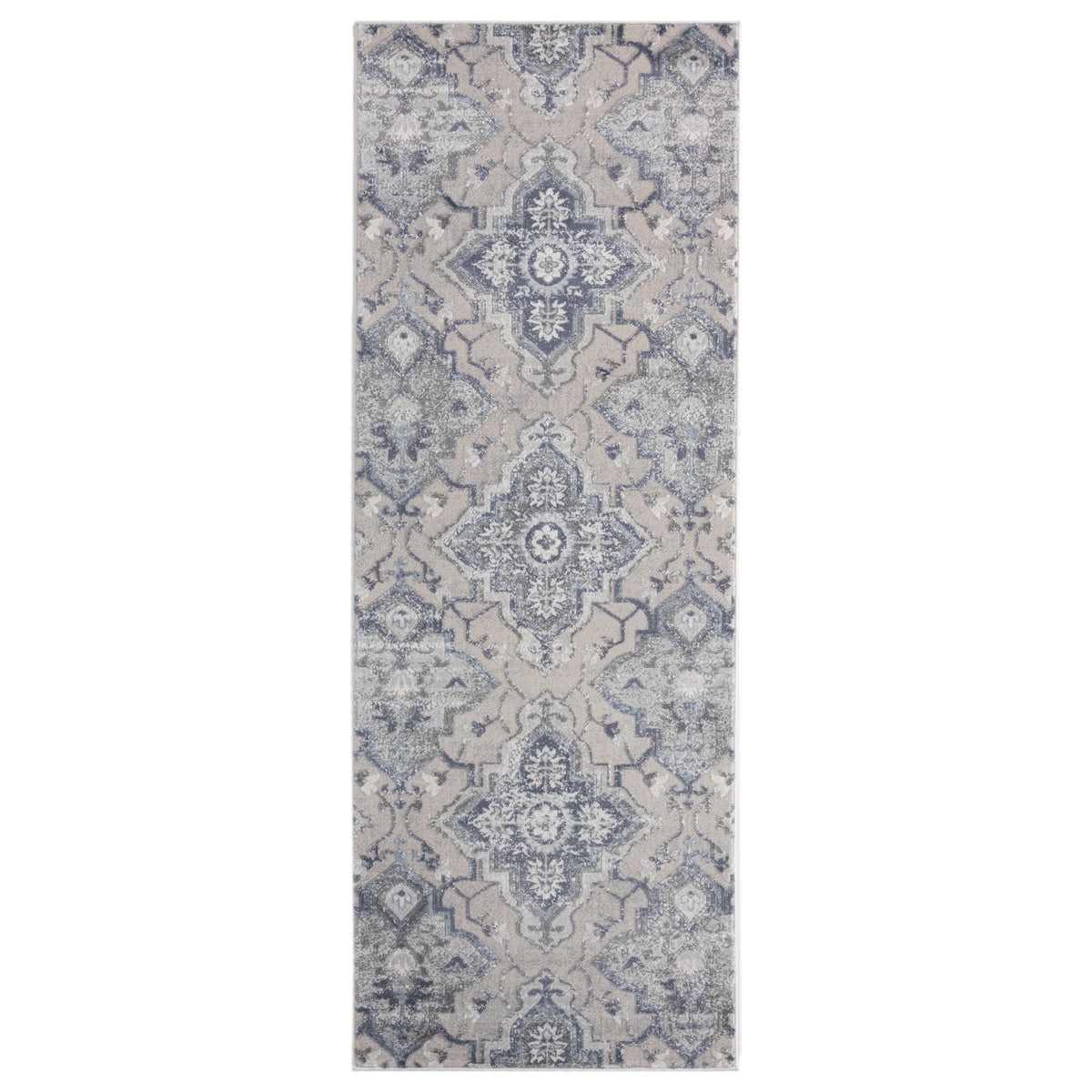 United Weavers Cascades Leavenworth Blue Runner Rug 27 Inch  X 72 Inch