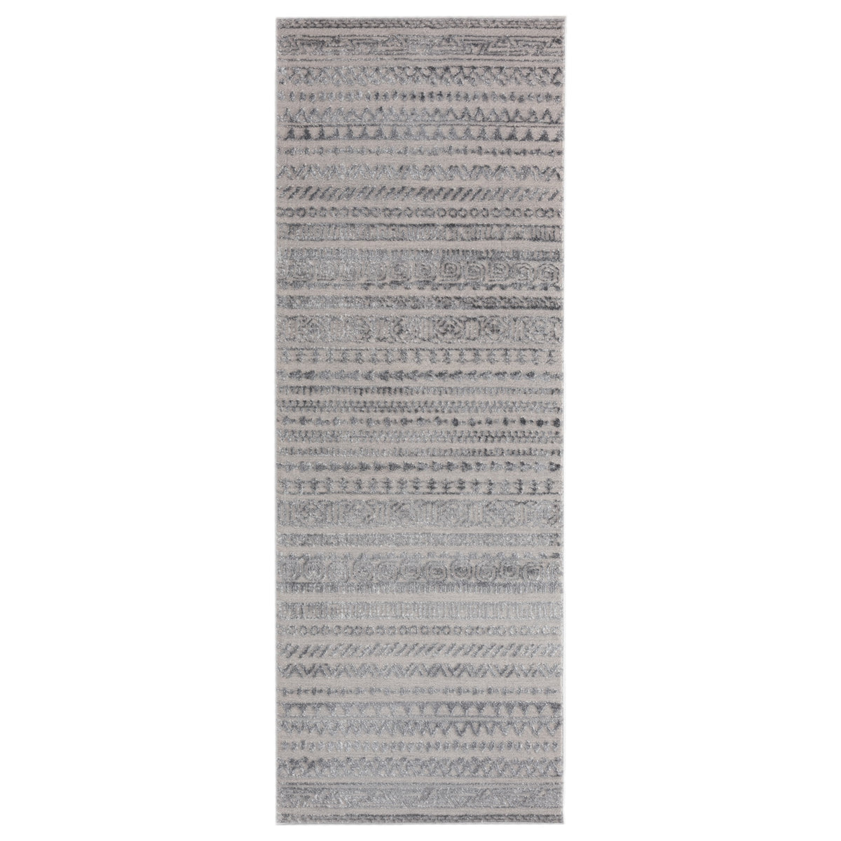 United Weavers Cascades Yamsay Grey Runner Rug 27 Inch  X 72 Inch