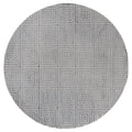 United Weavers Cascades Tehama Blue/Grey Round Rug 710 Inch  Rd