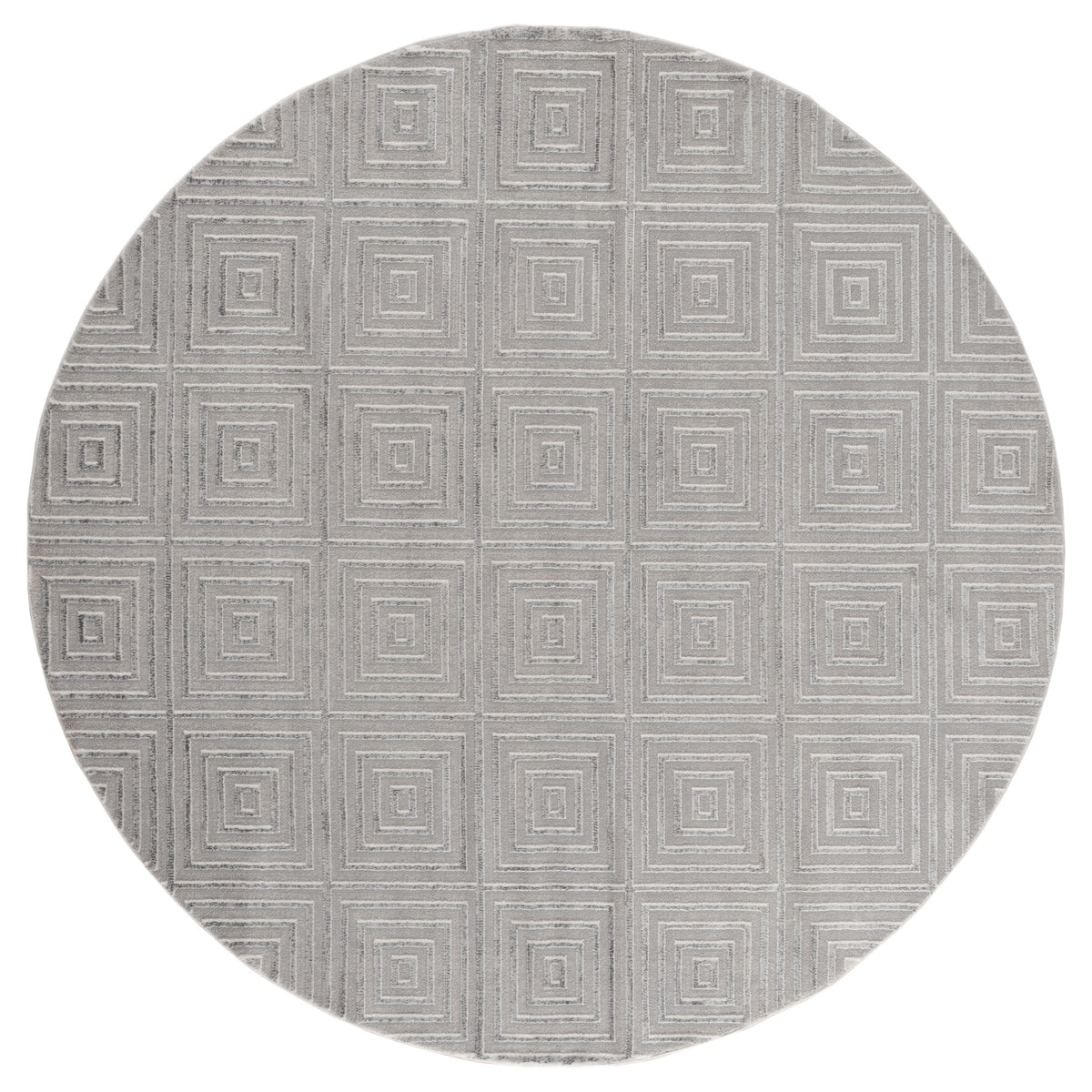 United Weavers Cascades Tehama Silver Round Rug 710 Inch  Rd