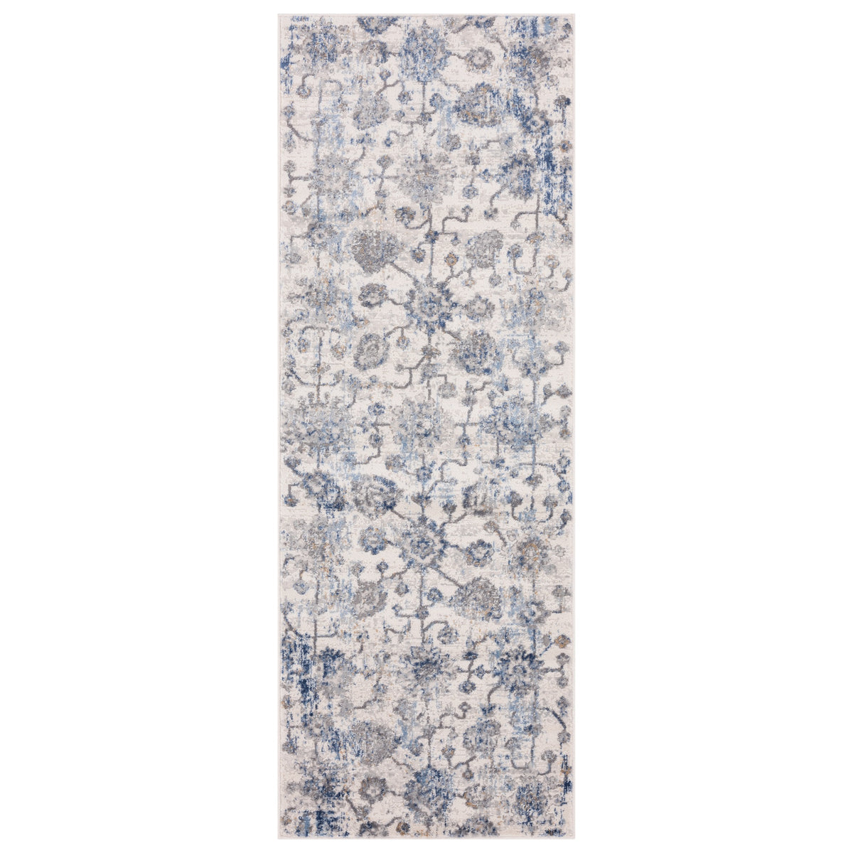 United Weavers Austin Heirloom Blue Runner Rug 27 Inch  X 74 Inch