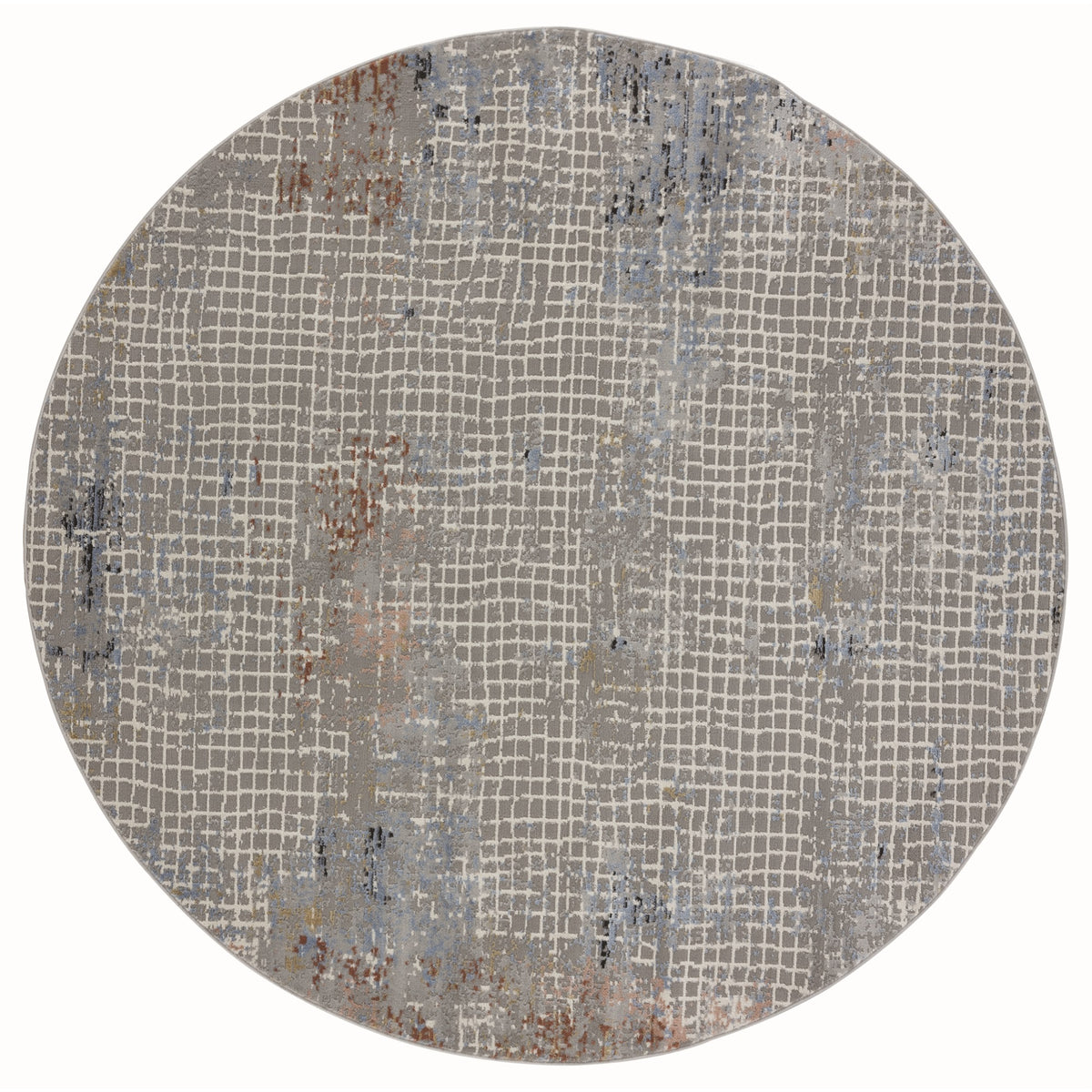 United Weavers Austin Devine Rust Round Rug 710 Inch  Rd