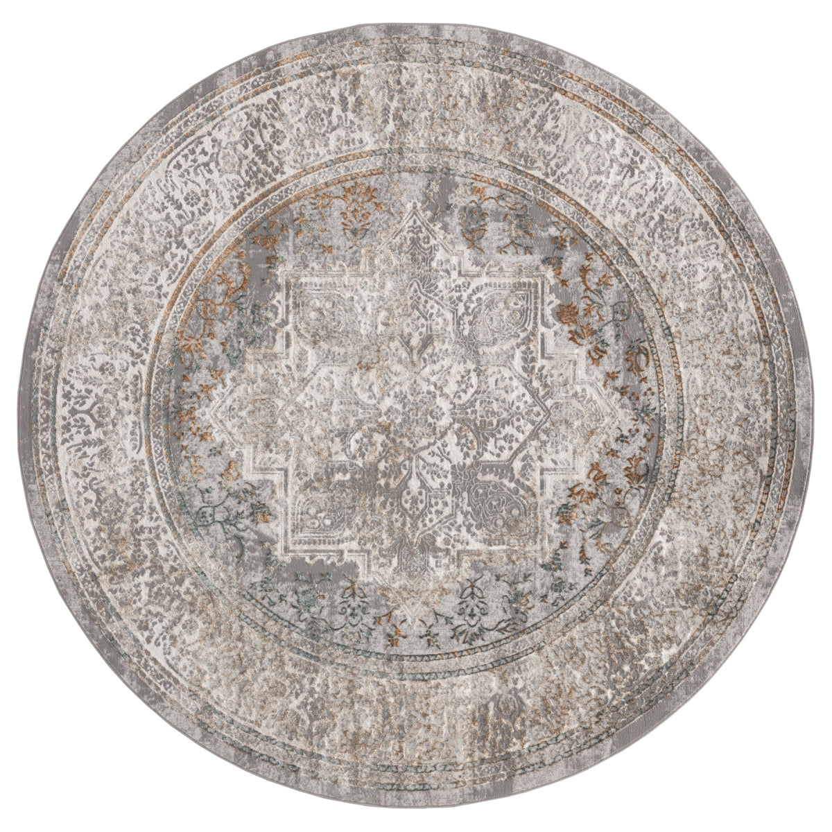 United Weavers Emojy Lola Multi Round Rug 710 Inch  Rd