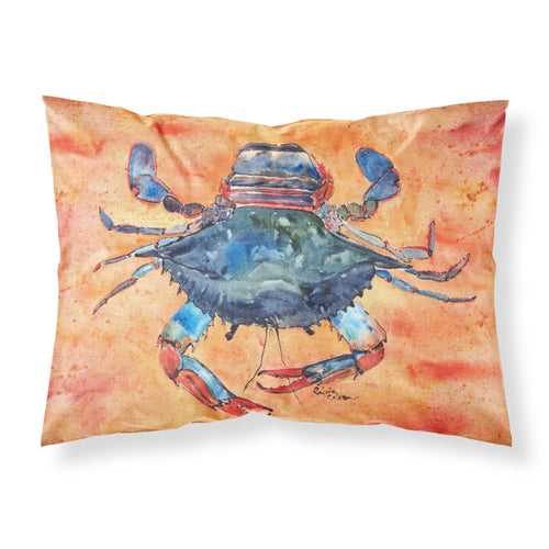 'Caroline'S Treasures 8096Pillowcase Crab Moisture Wicking Fabric Standard Pillowcase, Large, Multicolor'