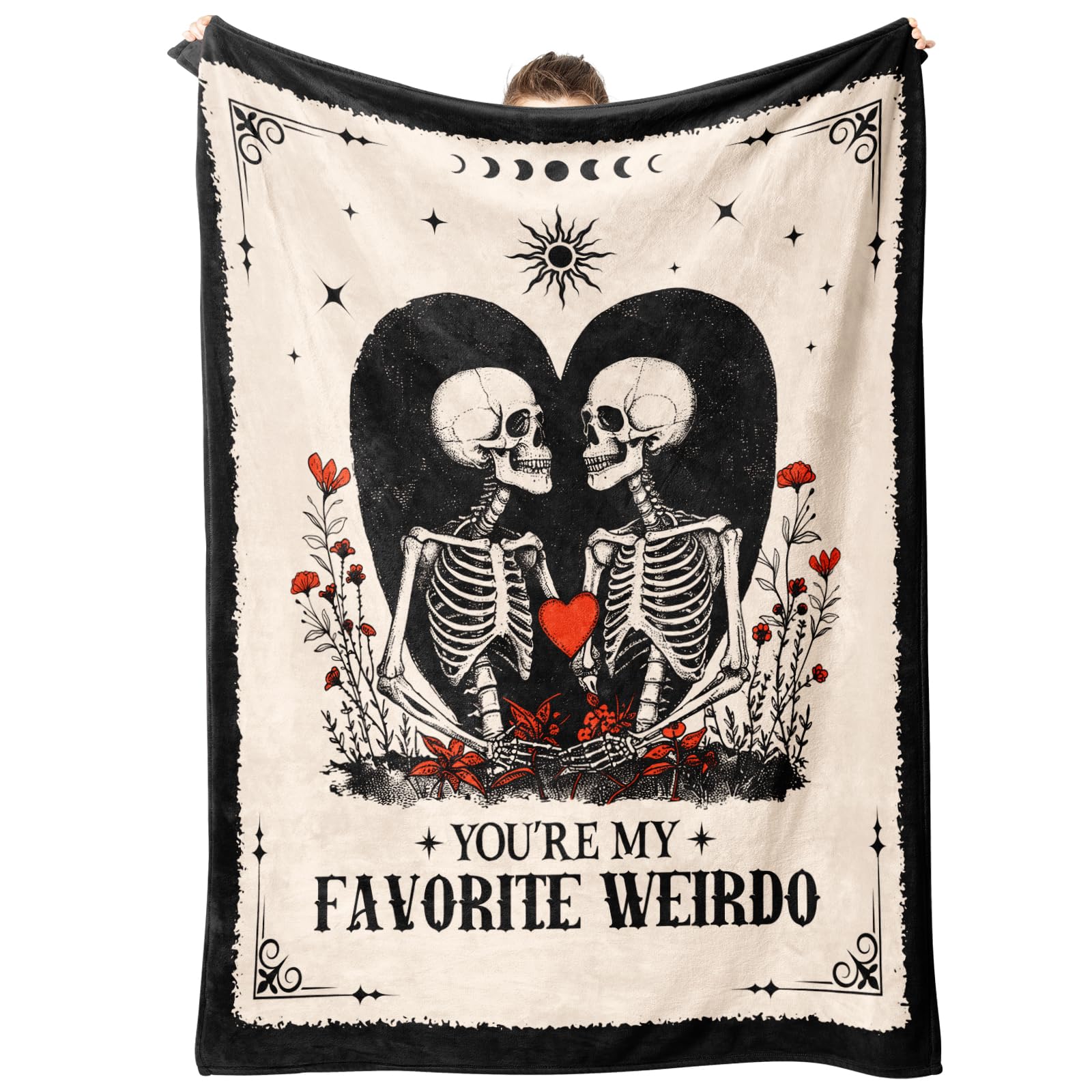 Juratar Gifts for Him Her, Anniversary Christmas Blanket for Women Men, Birthday Gifts for Boyfriend Girlfriend, I Love You Gift