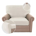 H.VERSAILTEX 2024 New Trend Multi-Pieces Chair Covers Stretch Couch Covers Form Fitted Seat and Back Cushions Covers (1 Seat Cov