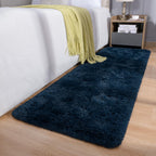 Detum Navy Blue Runner Rug 2X6 For Hallyway Entryway Kitchen Fluffy Area Rugs For Bedroom Soft Kids Room Rugs Machine Washable N