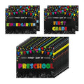WaaHome First Day of School Chalkboard Sign 8'x10' First Day of School Photo Props Sign Back to School Signs for Kids Girls Bo