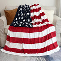 Sviuse American Flag Blanket, Twin Size Usa Throw Blanket 60X80 Inches, Gifts Blanket For Bed Couch Chair Fall Winter Camping Li