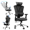 LeonHY Ergonomic Office Chair, high-Back Office Chair, Black mesh Office Chair, 3D armrest, Adjustable headrest, The Most Comfor