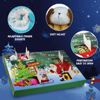 Christmas Advent Calendar 2024 For Kids 24 Days Christmas Countdown Calendar With 24 Pcs Animal Finger Puppets Plush Toys Christ