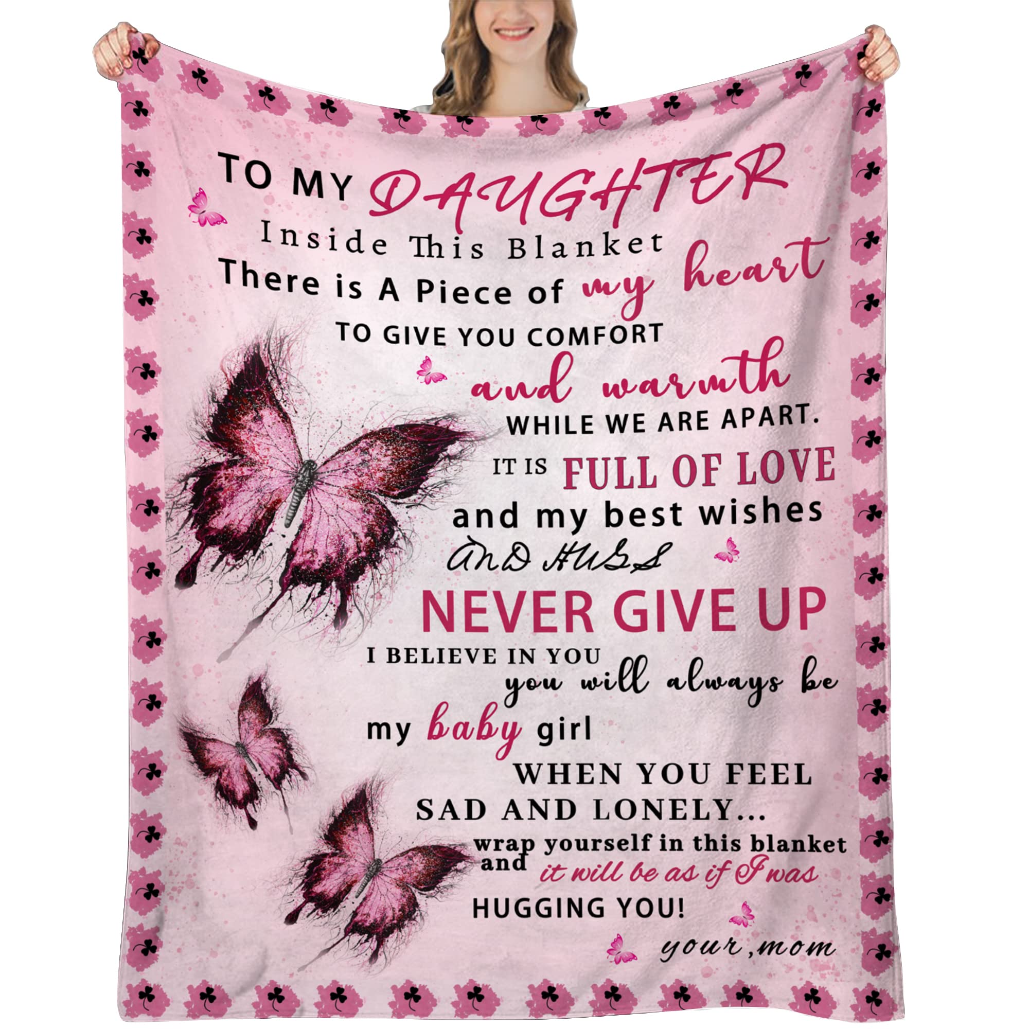 Uhankru Daughter Blanket From Mom, Daughter Gifts From Mom, Daughter Gifts, Gifts For Daughter, Daughter Gifts For Birthday, Gra