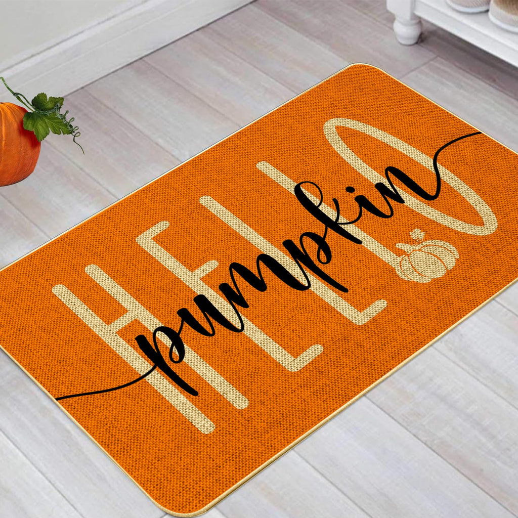 Happy Easter Decorative Welcome Door Mat, Easter Bunny Tail Indoor Outdoor Non-Slip Welcome Mat,Happy Easter Rabbit Entryway Fro