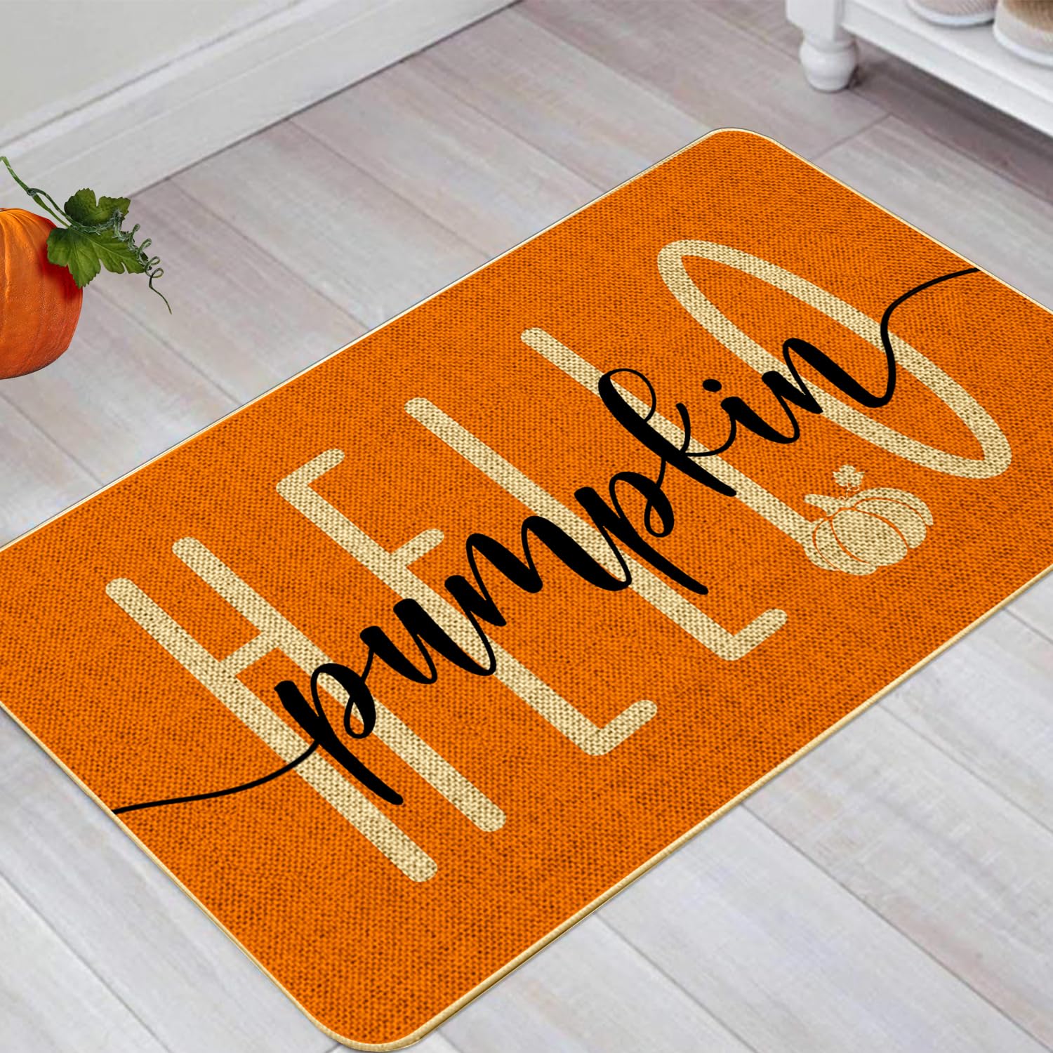 Happy Easter Decorative Welcome Door Mat, Easter Bunny Tail Indoor Outdoor Non-Slip Welcome Mat,Happy Easter Rabbit Entryway Fro