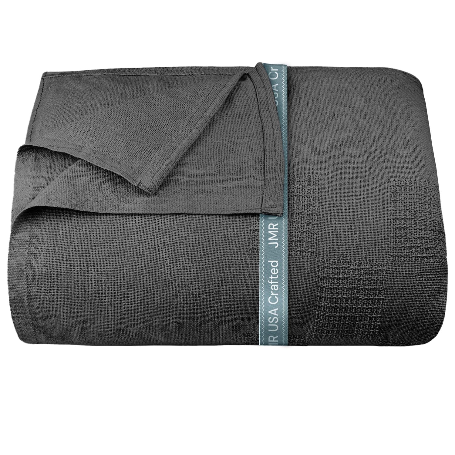 Jmr 100% Cotton Blanket - Lightweight Summer Blanket King Size (108X90) - Thermal Throw For Bed, Sofa, Summer And All Seasons (C