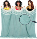 Yongoes Oversized Turkish Beach Towel Blanket Cotton Giant XL Sandproof Towels Huge Linen XXL Extra Large Big Throw Quilt Blanke