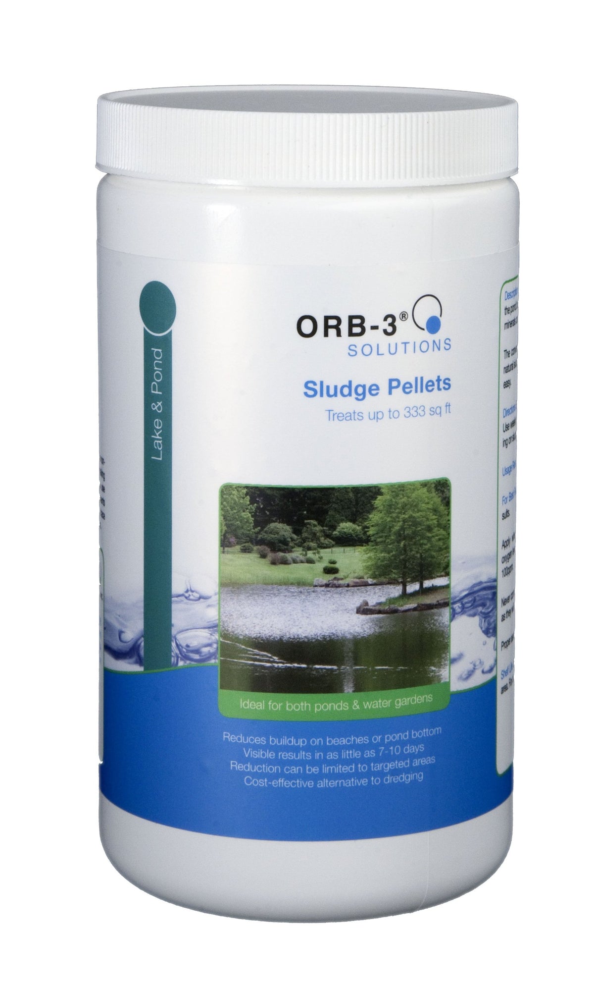 Orb-3 Sludge Pellets Canister For Ponds, 1-Pound