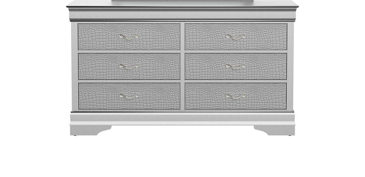 Global Furniture Usa Silver Verona Dresser