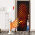 RYB HOME Thermal Insualted Door Curtain for Winter, Black Curtain Window Cover Room Dividers Noise Dampening Blanket Drafty Door