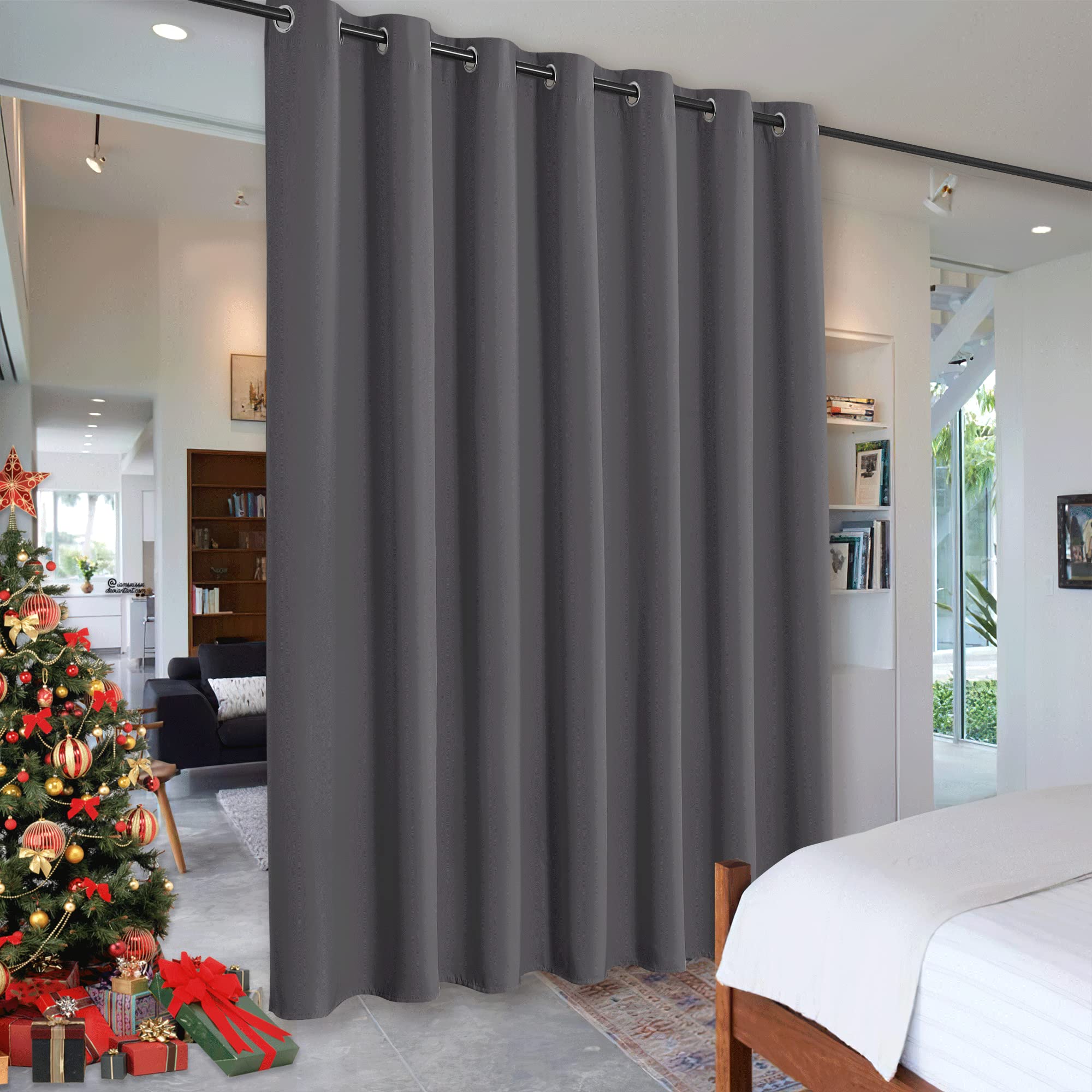 Ryb Home Room Dividers Curtains Blackout Thermal Insulating Privacy Noise Reduce Drapes For Living Room Dining Shared Office Apa