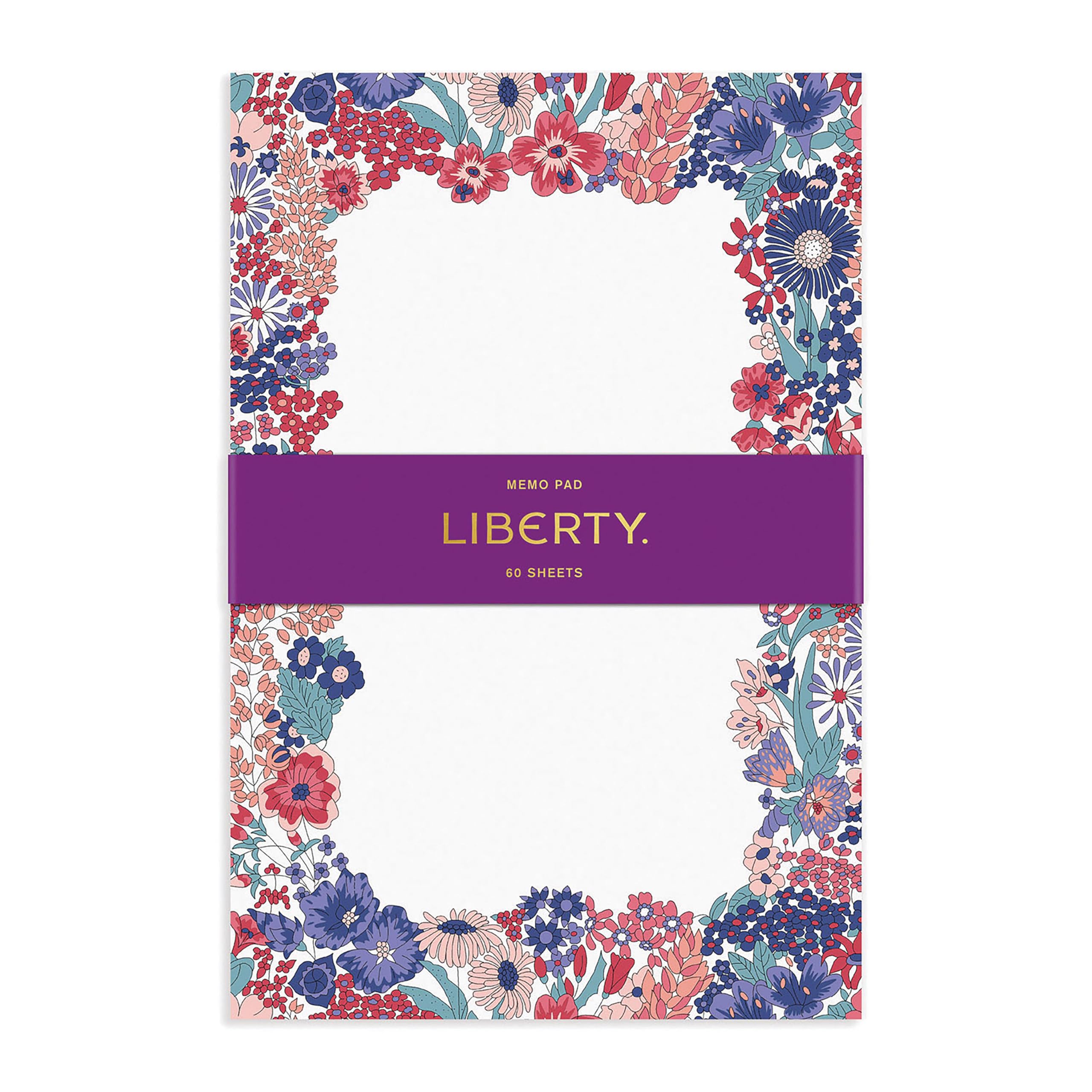 Galison Liberty Margaret Annie Memo Pad From Message Note Pad With Unique Floral Print, Includes 60 Sheets Of The Same Design, 6