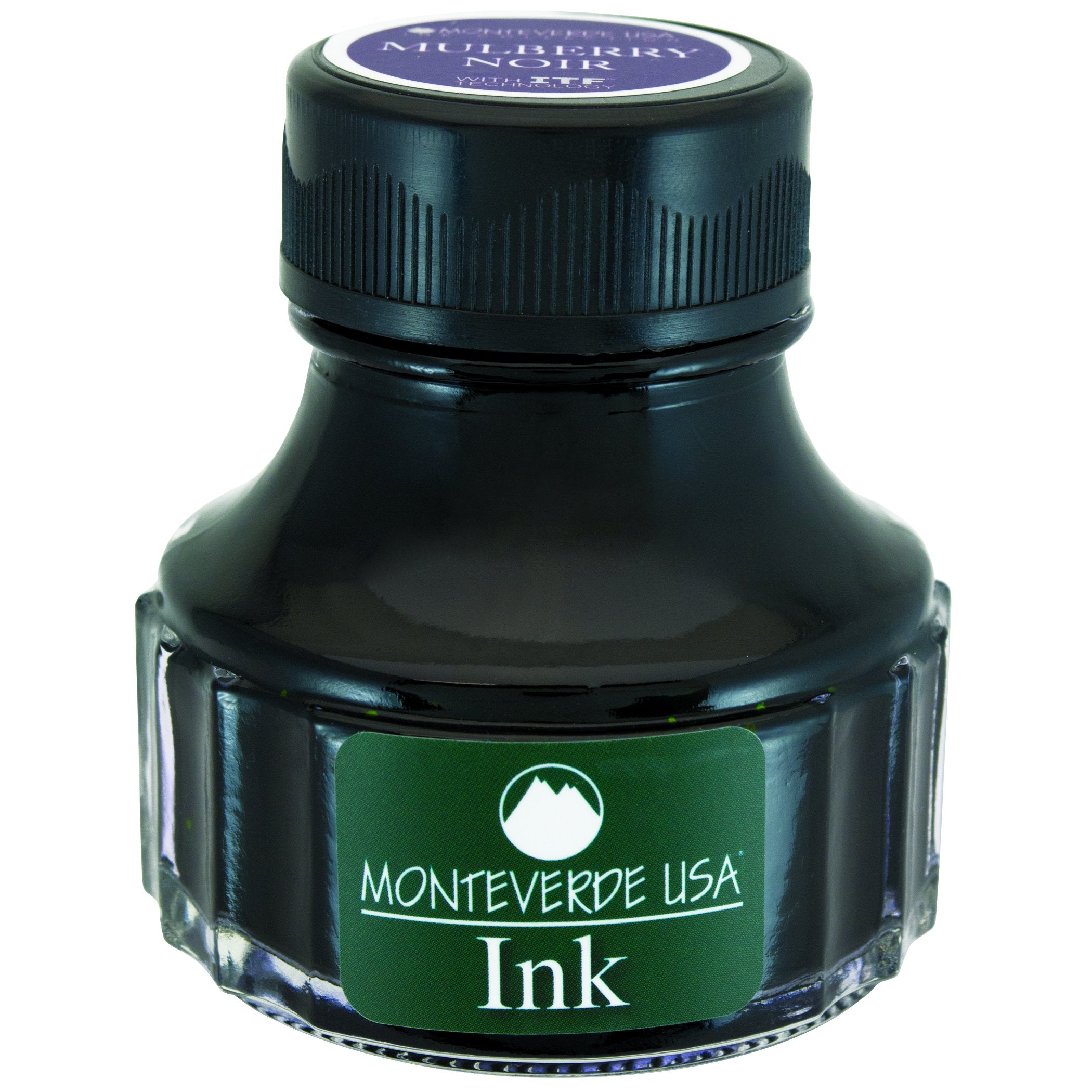 Monteverde Bottle Ink, 90Ml, Mulberry-Noir (G308Un)