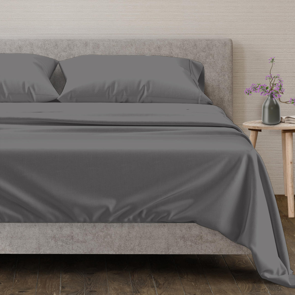 Mayfair Linen Cotton Sheets - Queen Size 600-Thread-Count Luxury Hotel Egyptian Cotton Quality Silky Soft Bedsheets For Queen Be