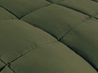 Chezmoi Collection 3-Piece Down Alternative Comforter Set (Queen, Cypress Green)