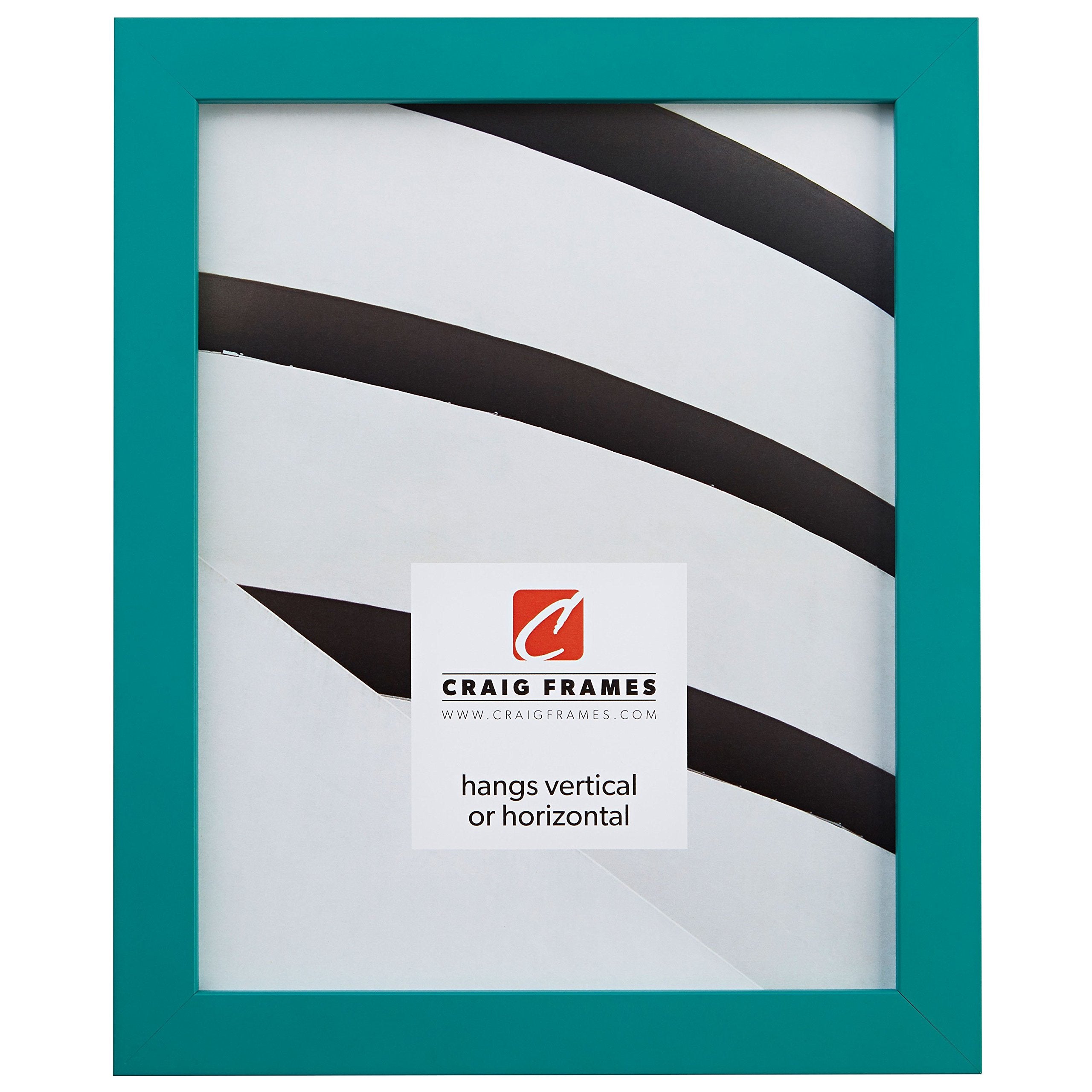 Craig Frames Confetti, Modern Teal Blue Picture Frame, 17 x 22 Inch